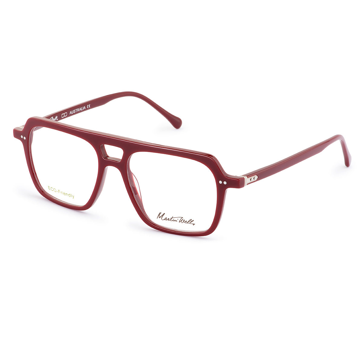 Jono Hennessy Details- red earthsepia Limited edition eyeglasses frame JONO HENNESSY Glasses | Discount Prices & Fast Shipping - US main image 2